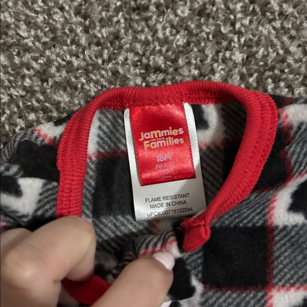 Fleece footie pajama SET - Picture 8 of 10